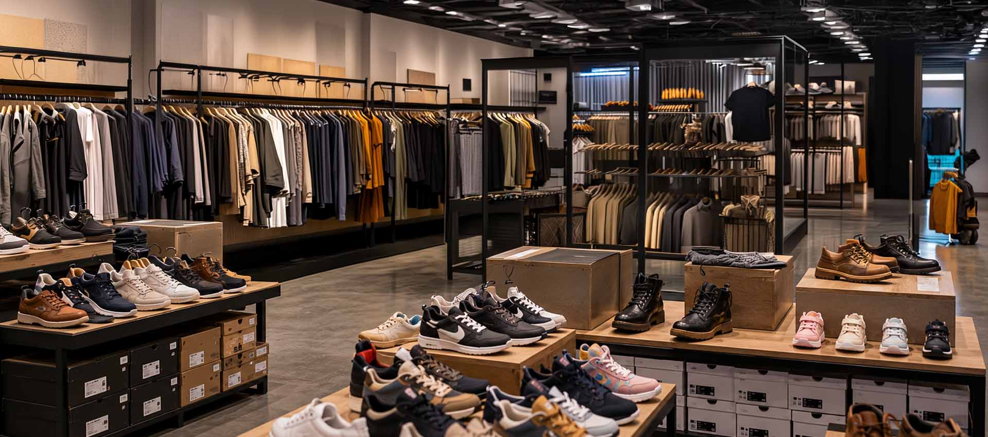 Retailers bestellen kleding en schoenen in kleur- en maattabellen