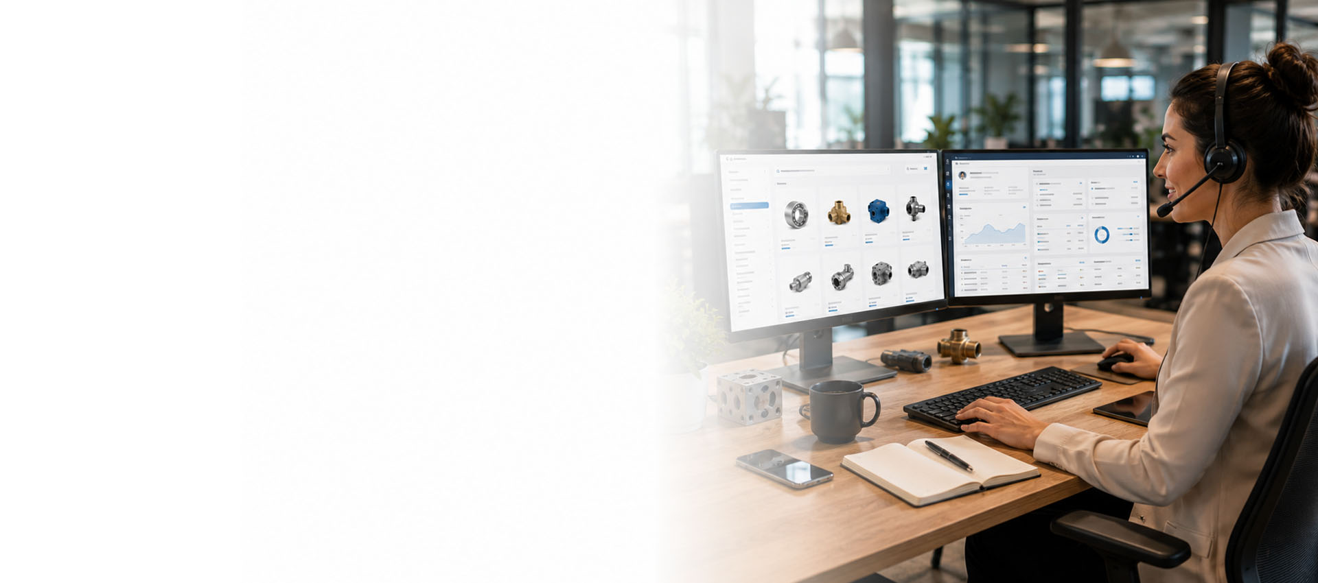 Binnendienstondersteuning met BaS WebShop